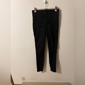 J Brand Women's High Rise Black Jeans Size 26